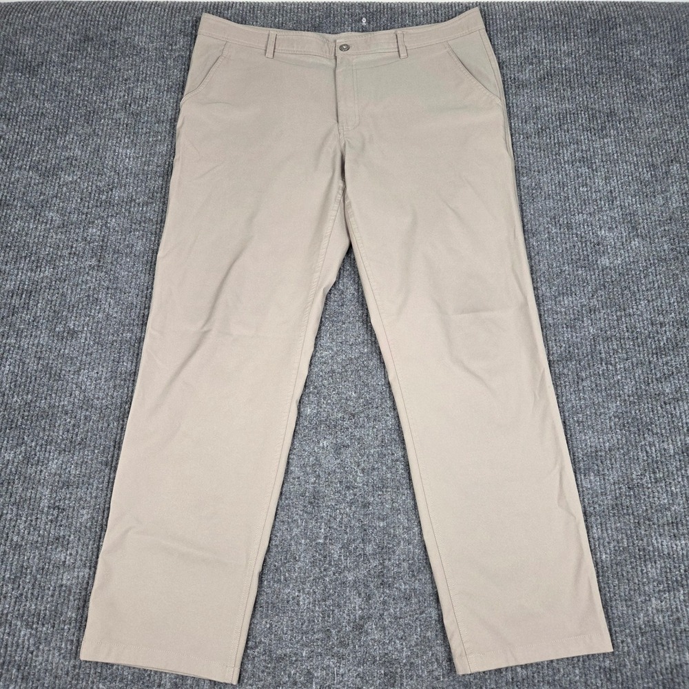 32 Degrees Cool Mens Stretch Performance Pants Khaki Tan Size 38 T2110374‎